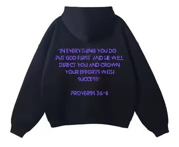 Include God In Everything Black and Purple