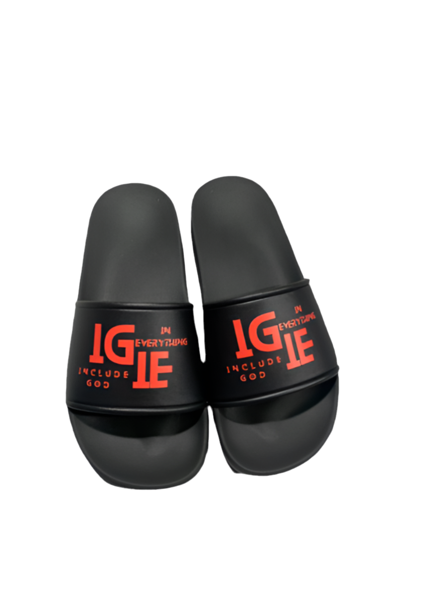 Include God In Everything Black and Red Slides